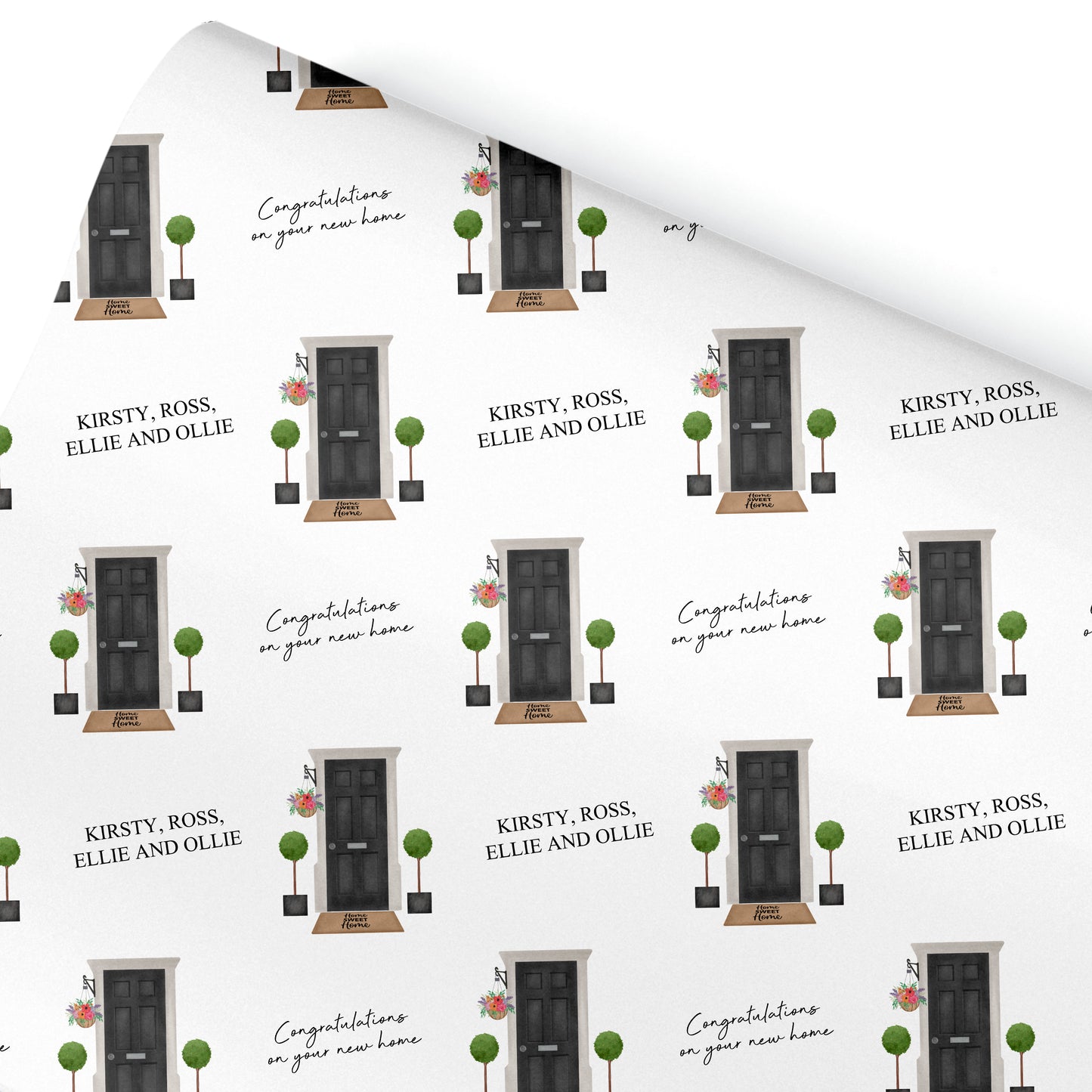 Congratulations New Home Gift Wrap Paper