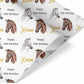 Birthday Wrapping Paper Equestrian Horses