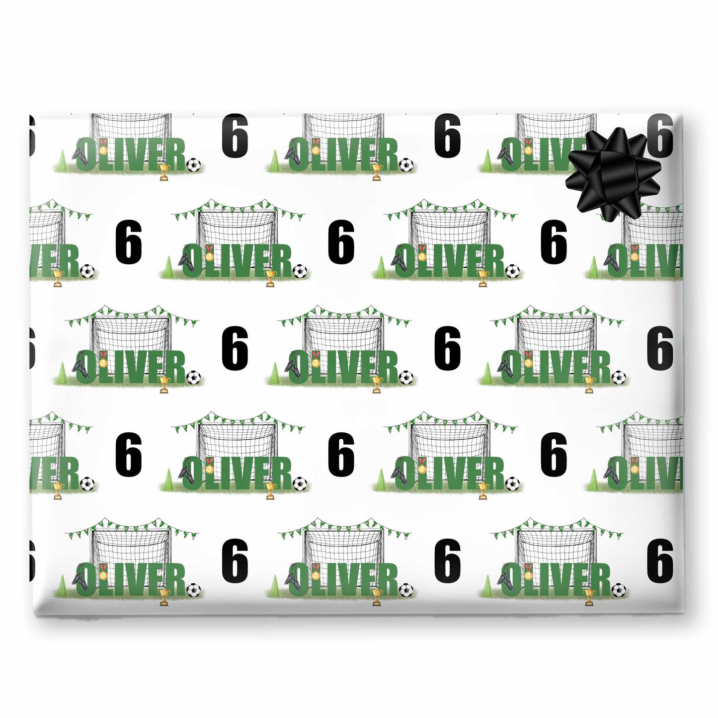 Score big on birthday celebrations with Blossom Lane Cards' Personalised Birthday Wrapping Paper in a dynamic Football Design. Perfect for sports enthusiasts and football fans, this wrapping paper combines a vibrant design with personalized details to make every gift extra special.