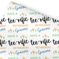 Congratulations on your Retirement Gift Wrapping Paper tee-rific golf theme