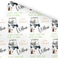 Congratulations on your Retirement Gift Wrapping Paper Funny Golf Theme