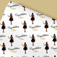 Personalised Birthday Gift Wrap Graduation Girl