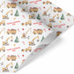 Christmas Wrapping Paper Construction Diggers