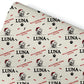 Personalied Christmas Dog Wrapping Paper, Pet Custom Paper, 100 Breeds