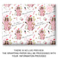 Personalised Christmas Makeup Wrapping Paper, Teenager Gift Wrap