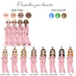 Personalised Christmas Makeup Wrapping Paper, Teenager Gift Wrap