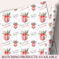 Personalised Christmas Gift Wrapping Paper – Red Candy Stripe Christmas Bauble