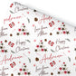 Christmas Gift Wrapping Paper –  Personalised Gift Wrap Roll - Stars Christmas Tree