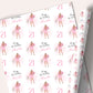 Birthday Gift Wrap Girl Pink Dress
