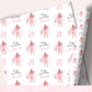 Birthday Gift Wrap Girl Pink Dress