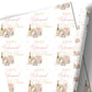 Congratulations on your Retirement Gift Wrapping Paper - Champagne Flower Box