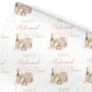 Congratulations on your Retirement Gift Wrapping Paper - Champagne Flower Box