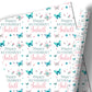 Congratulations on your Retirement Gift Wrapping Paper - Butterflies
