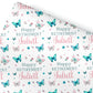 Congratulations on your Retirement Gift Wrapping Paper - Butterflies