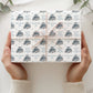 Personalised Christmas Gift Wrapping Paper – Watercolour Tractors