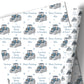 Personalised Christmas Gift Wrapping Paper – Watercolour Tractors