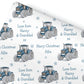 Personalised Christmas Gift Wrapping Paper – Watercolour Tractors