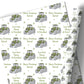 Personalised Christmas Gift Wrapping Paper – Watercolour Tractors