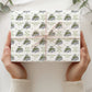 Personalised Christmas Gift Wrapping Paper – Watercolour Tractors