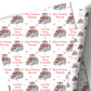 Personalised Christmas Gift Wrapping Paper – Watercolour Tractors