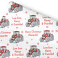 Personalised Christmas Gift Wrapping Paper – Watercolour Tractors