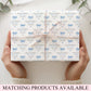 New Baby Wrapping Paper Welcome to the World Baby Boy