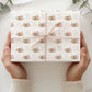 Christmas Gift Wrapping Paper –  Personalised Gift Wrap Roll - Pink Teddy Bear