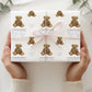 New Baby Boy Card, Welcome to World, Vintage Teddy Bear