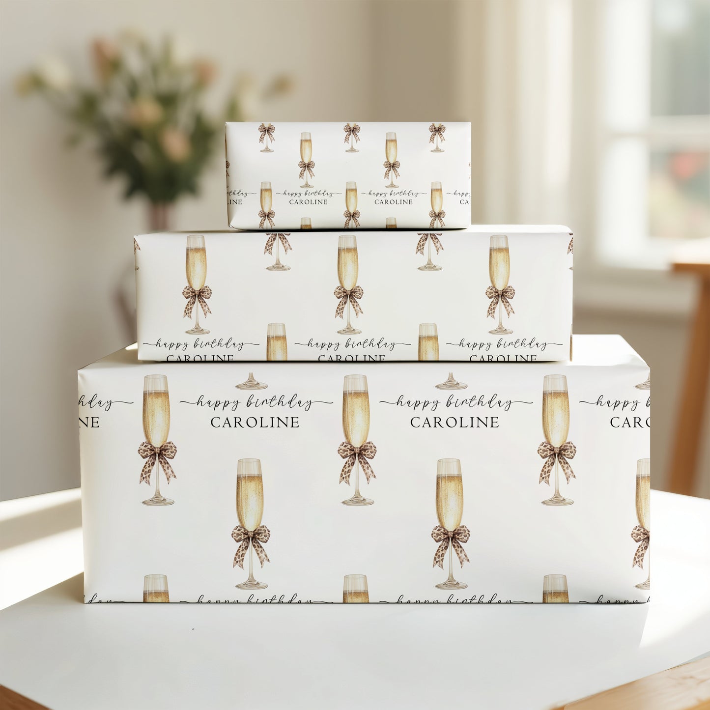 Personalised Birthday Wrapping Paper For Her