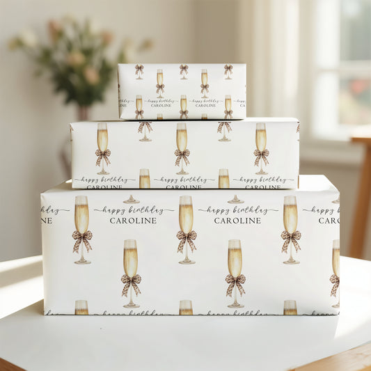 Personalised Birthday Wrapping Paper For Her
