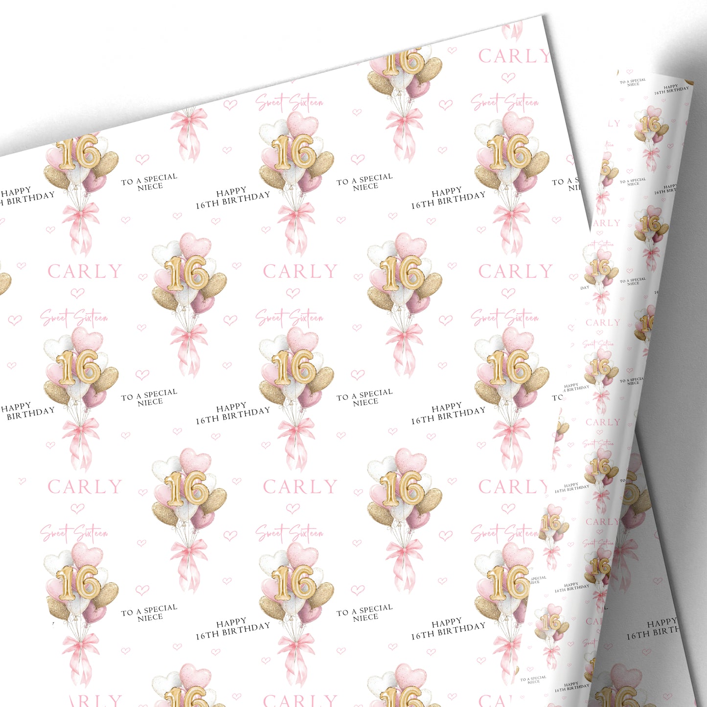 Personalised Birthday Wrapping Paper For Her