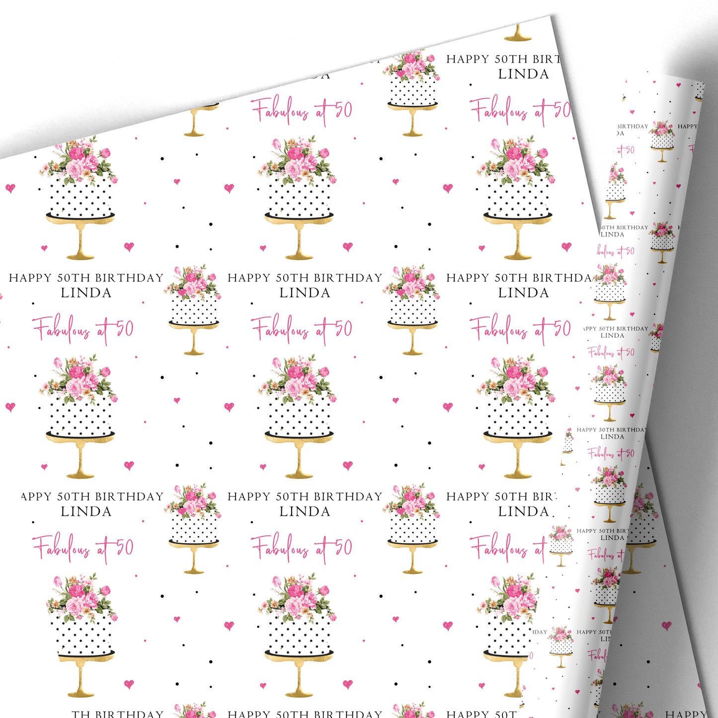 Personalised Birthday Wrapping Paper For Her