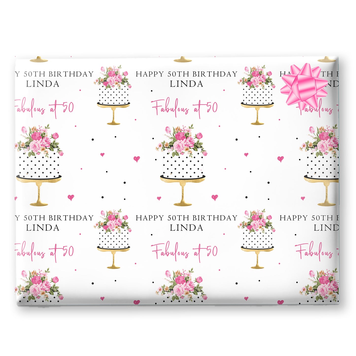 Personalised Birthday Wrapping Paper For Her