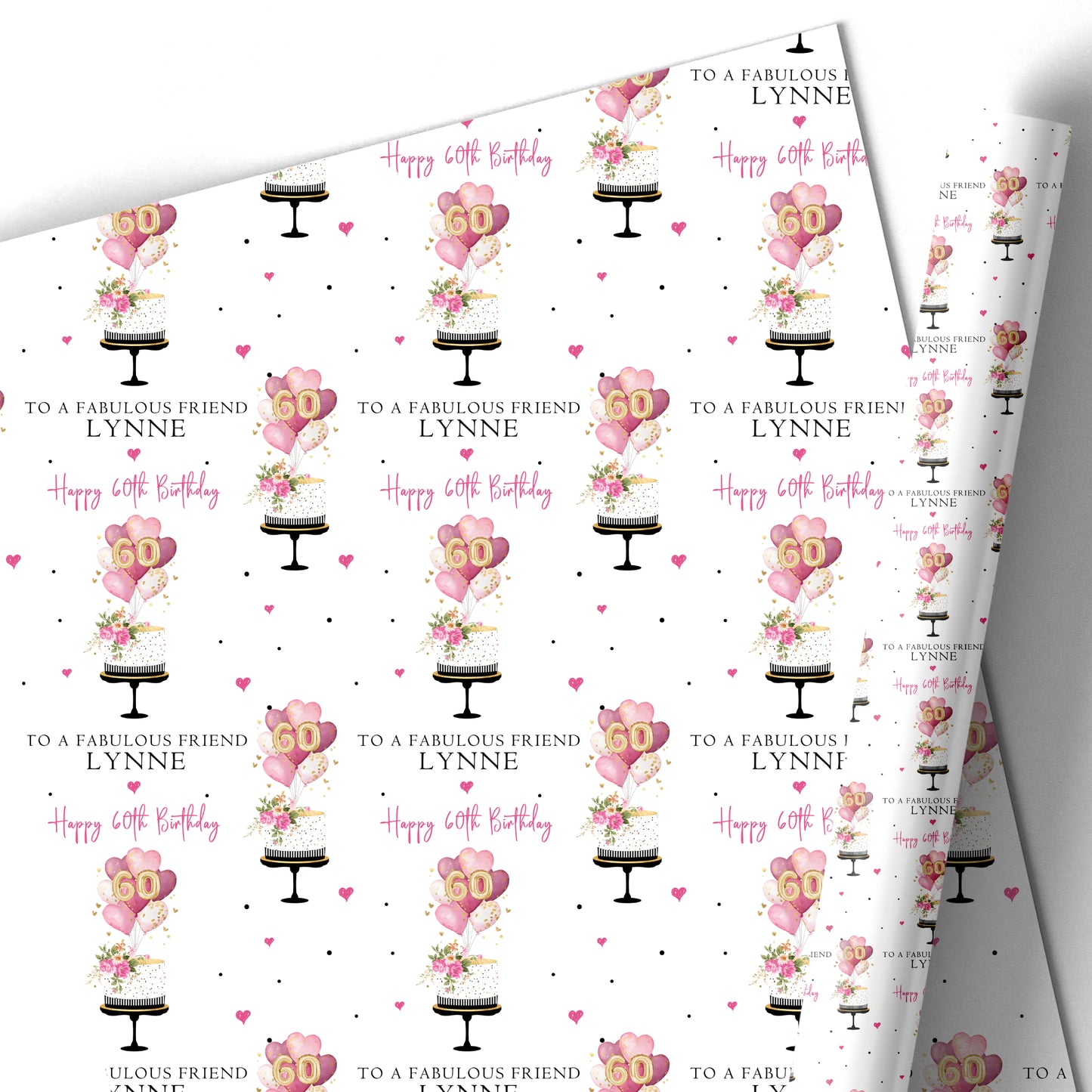 Personalised Birthday Wrapping Paper For Her