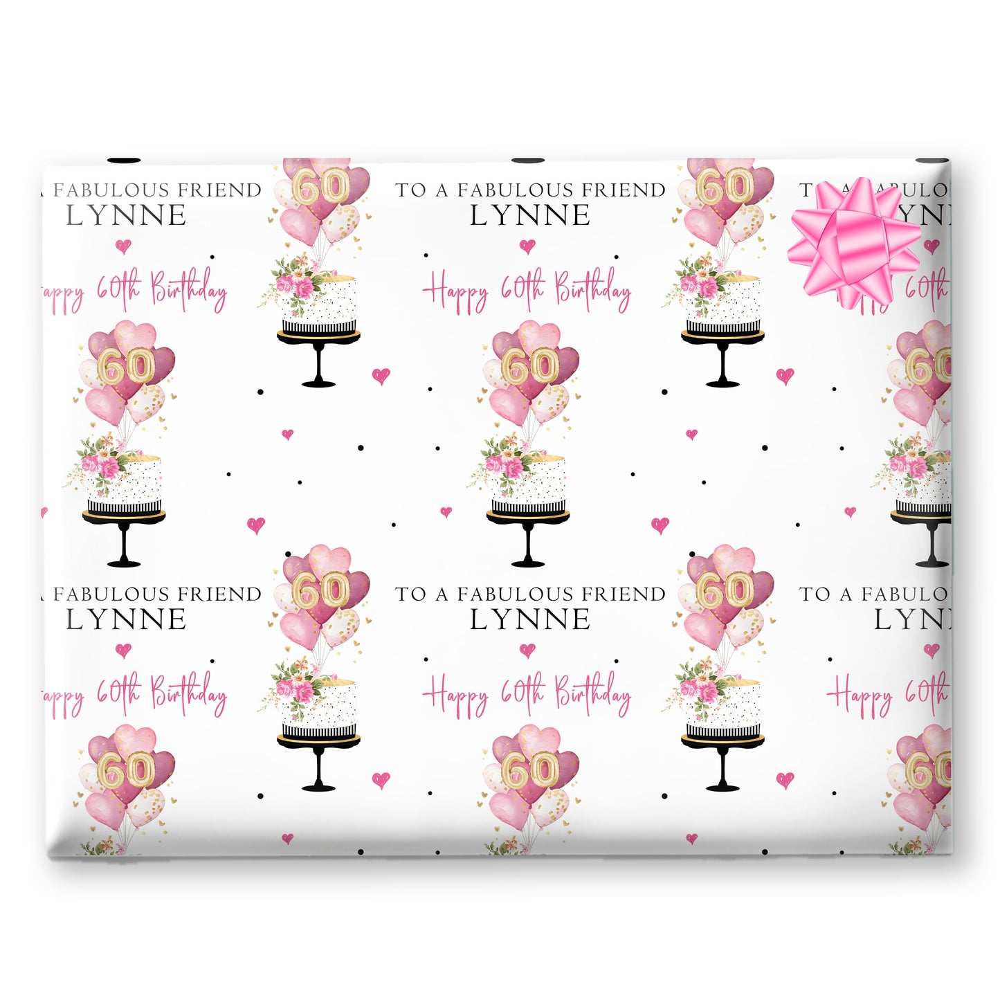 Personalised Birthday Wrapping Paper For Her
