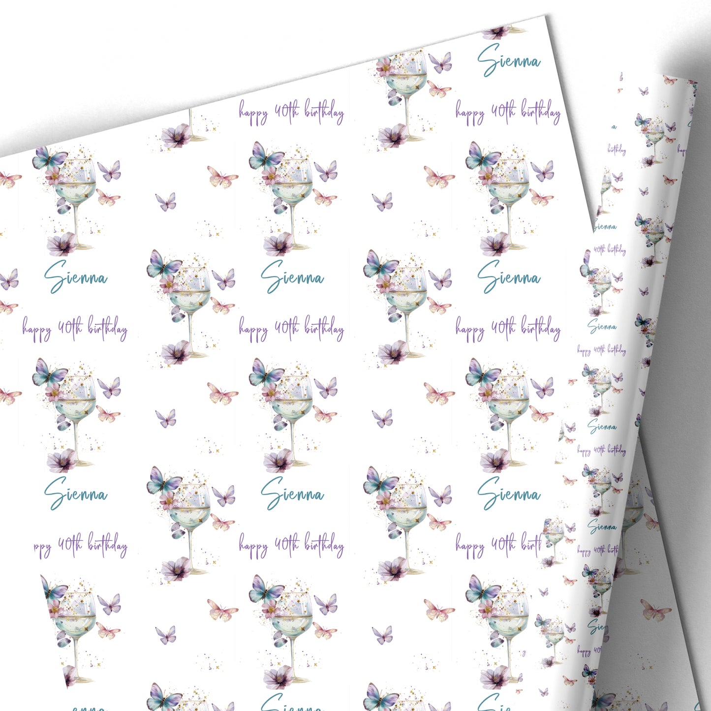 Personalised Birthday Wrapping Paper For Her