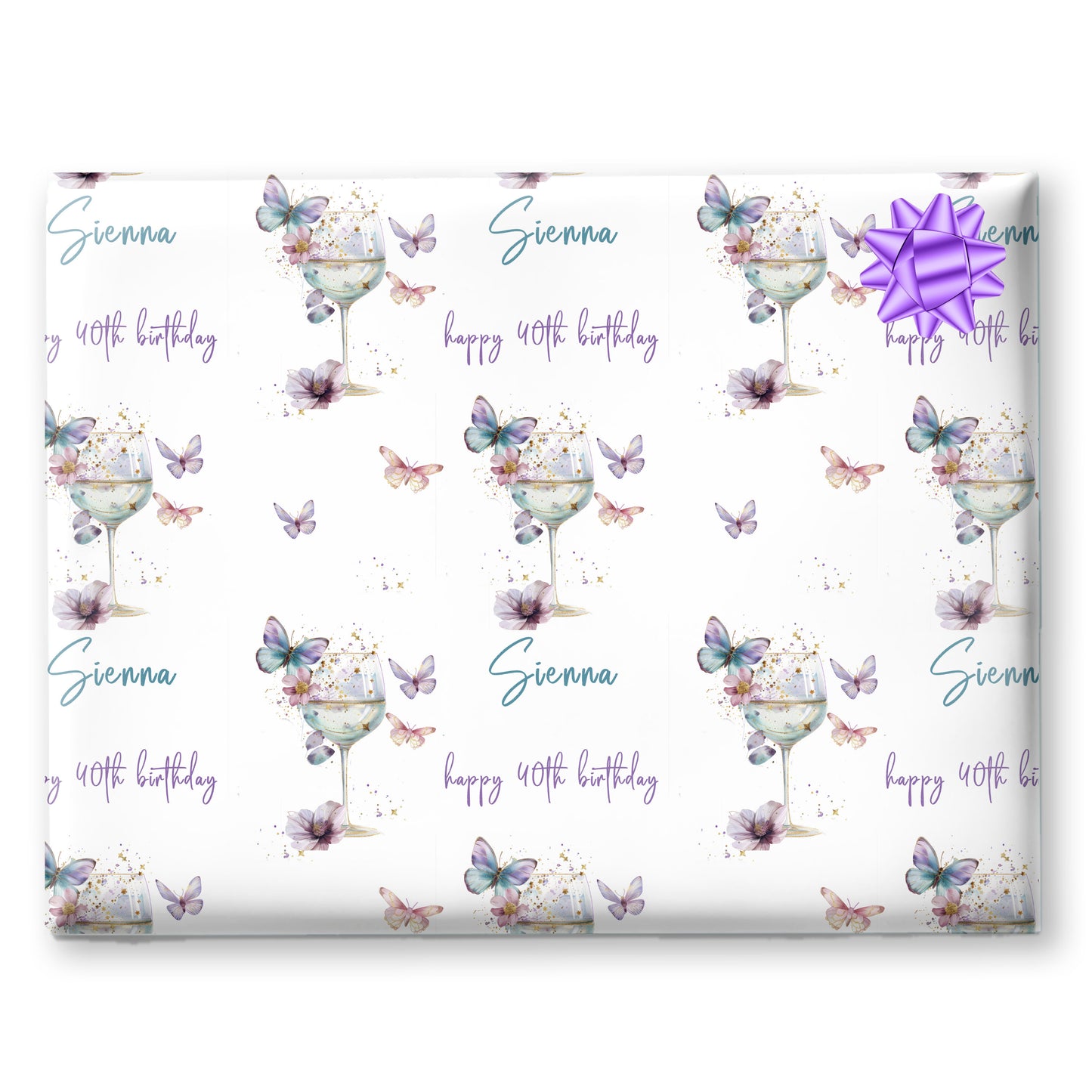 Personalised Birthday Wrapping Paper For Her