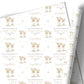 Large A4 Personalised Wedding Card with Champagne Glasses
