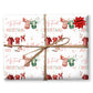 Baby First Christmas Wrapping Paper, A2 Personalised Newborn Wrap