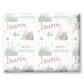 Personalised Nordic Christmas Gift Wrap | Personalised Christmas Wrapping Paper | Personalised Gift Wrap | Fun Gift Wrap |