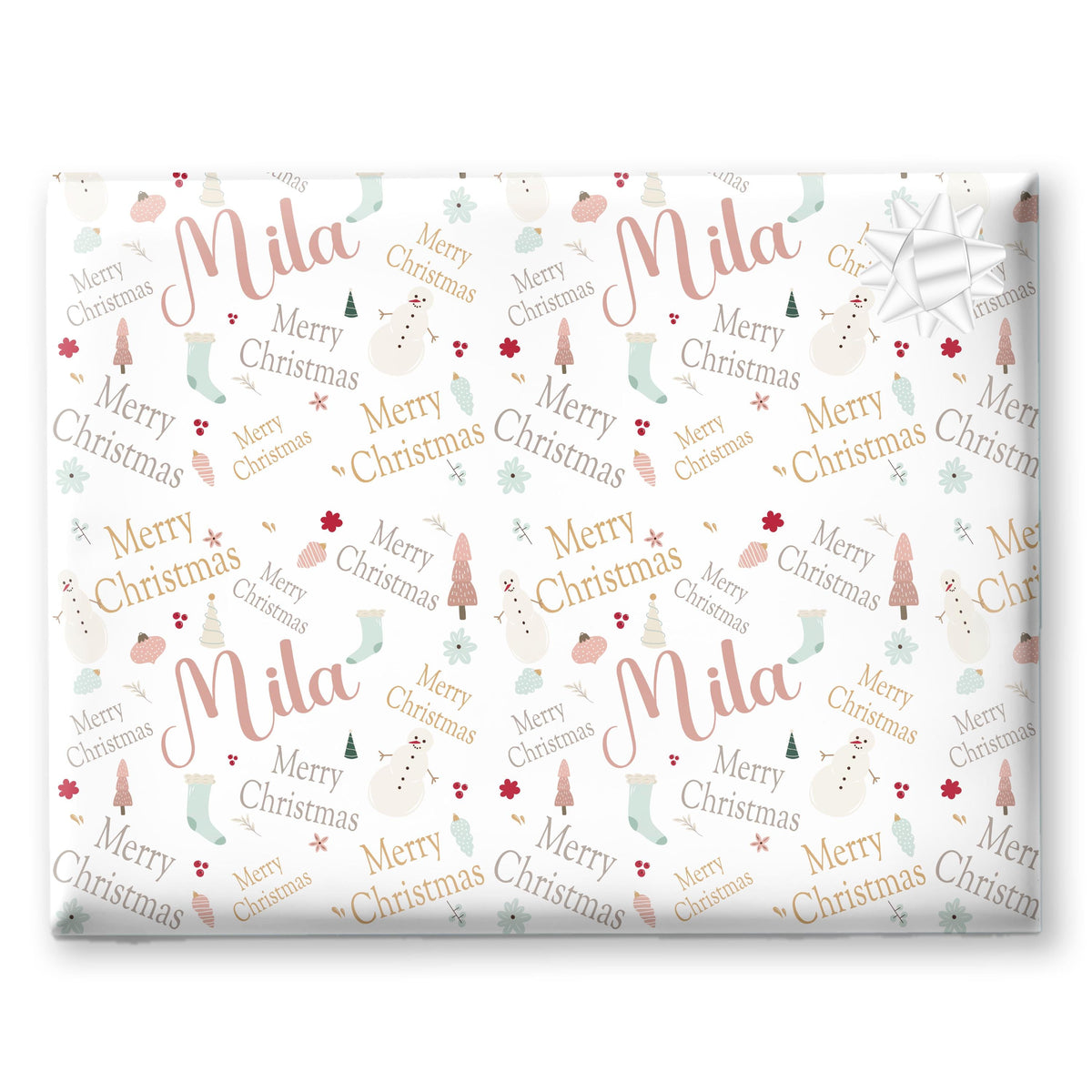 Personalised Gift Wrap | Personalised Christmas Wrapping Paper | Personalised Gift Wrap | Fun Gift Wrap |