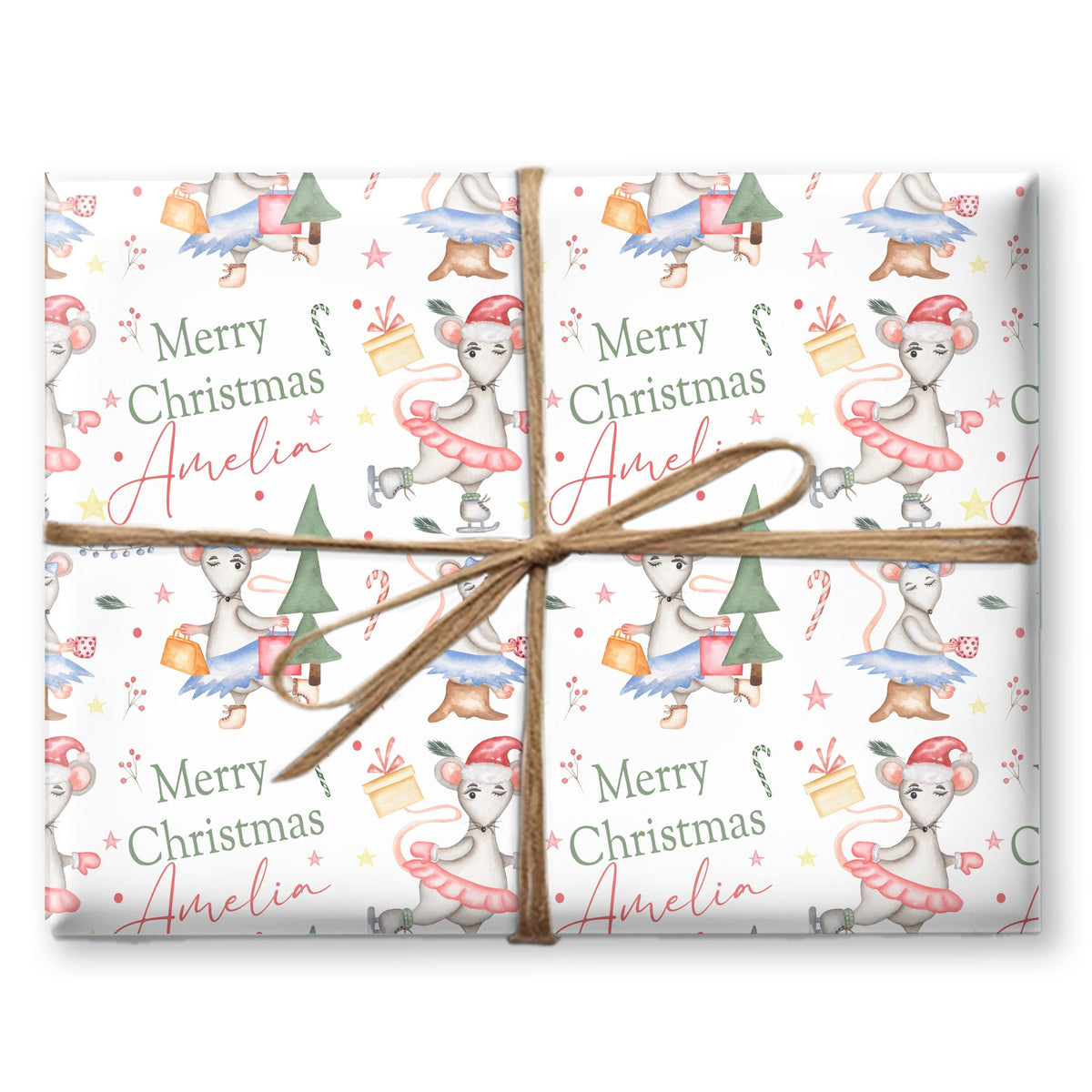 Personalised Gift Wrap | Personalised Christmas Wrapping Paper | Personalised Gift Wrap | Fun Gift Wrap | Santa Claus