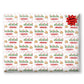 Personalised Christmas Gift Wrap – Children’s Tractor Design Wrapping Paper