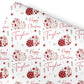 Personlaised Wrapping Paper, Personalised Paper For Her, For Him, Novelty Gift Wrap Roll, Christmas Baubles