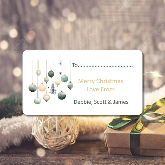 Custom Christmas Address Labels – Personalised Stickers for Cards, Envelopes
