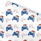 Gamer gift wrap for teenagers, Christmas wrapping paper for children