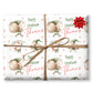 Personalised Gift Wrap | Personalised Christmas Wrapping Paper | Personalised Gift Wrap | Fun Gift Wrap | Elves