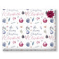 Personalised Gift Wrap For Her | Personalised Christmas Wrapping Paper | Personalised Gift Wrap | Fun Gift Wrap | Baubles Design