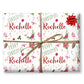 Personalised Gift Wrap | Personalised Christmas Wrapping Paper | Personalised Gift Wrap | Fun Gift Wrap | Poinsetta