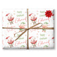 Personalised Christmas Wrapping Paper, Custom Carol Singer Gift Wrap
